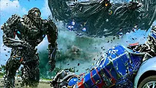 Transformers : Age of Extinction (2014) Optimus Prime vs Galvatron Fight | HD Fandango MovieClips