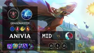 Anivia Mid vs Yone - EUW Grandmaster Patch 10.25b