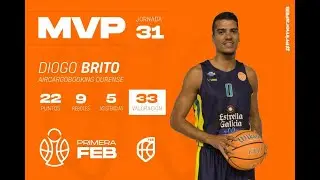 Primera FEB | Diego Brito, MVP de la Jornada 31