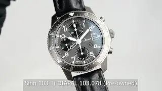 Sinn 103 Ti DIAPAL 103.078 (Pre-owned)