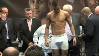 ANTHONY OGOGO PROFESSIONAL DEBUT WEIGH-IN / iFILM LONDON / OGOGO v GRAY