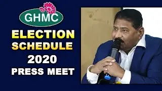 GHMC Election Schedule 2020 press meet || GHMC Election 2020 || Hybiz