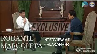Rodante Marcoleta interview at Malaca&ntilde;ang President Duterte | Senatorial candidate