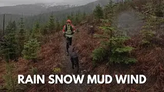 Hidden Falls | OUT & BACK |Winter Trail Run | BATTLE TESTING Weather & Conditions
