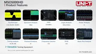 UNI-T MSO5000HD High-Resolution Mixed Signal Oscilloscope | Introduction and Product Specifications
