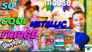 SHOPKINS SO COOL METALLIC FRIDGE - Unboxing and Review 8 Exclusive Shopkins Season 3