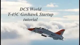 [DCS] T-45C Goshawk Startup Tutorial! New Naval trainer mod by VNAO.