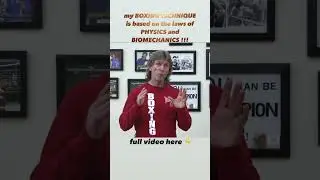 Coach Mike's BOXING TECHNIQUE is based on the LAWS of PHYSICS and BIOMECHANICS!!! #shorts