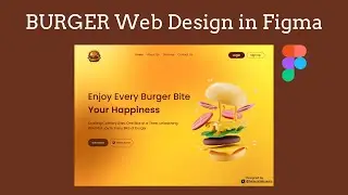 Burger Web Design in Figma in 4 minutes!