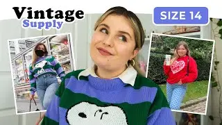 MIDSIZE VINTAGE SUPPLY TRY ON! Size 14 try on