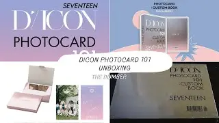 [Seventeen's Unboxing]  Seventeen Dicon Photocard 101 :Custom Book