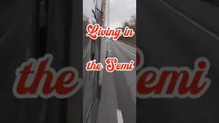 Living in the Semi Truck.. #music #electronicmusic #shorts #truckerwife #openroad