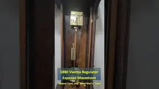 1880 Vienna Regulator Restored 5/9/23