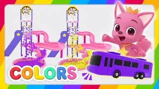 Magic Slide Playground Learn Colors | Bus | Color Balls | Colors for Kids | Pinkfong & Hogi