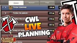 My LIVE Planning & Attack in CWL Champs 1 | #clashofclans