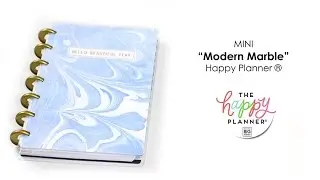 &lsquo;Modern Marble&rsquo; Happy Planner&reg; Preview - MINI