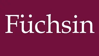How to Pronounce ''F&uuml;chsin'' (Vixen) Correctly in German