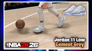 NBA 2K26 Shoe Creator- Air Jordan 11 Low &ldquo;Cement Grey&rdquo;