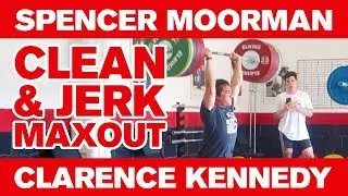 Clarence Kennedy & Spencer Moorman Clean & Jerk at 646 Weightlifting Gym