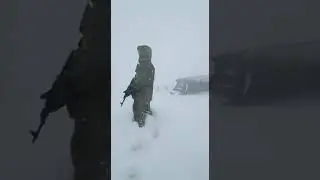 Indian Army Soldier Stood Strong in heavy Ice storm to protect our country ❤️ By 