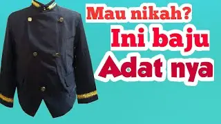 Pola baju Adat Jawa pria