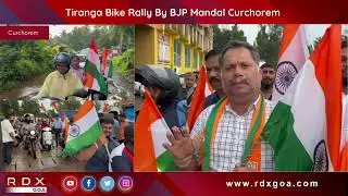 Tiranga Bike Rally By BJP Mandal Curchorem
