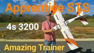 Apprentice sts. Best trainer plane. #rcplane #rc #aviation #horizonhobby #Smokeymountainrc