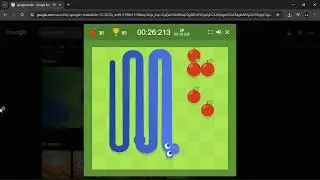 google snake all apple in small map