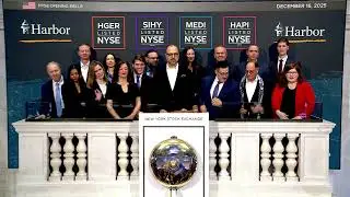 Harbor Capital (NYSE: HGER, NYSE Arca: SIHY, MEDI, HAPI) Rings The Opening Bell&reg;
