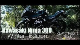 Kawasaki Ninja 300 Winter Edition - Gopro Hero 7 Black