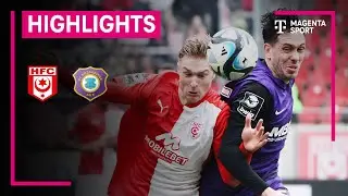 Hallescher FC - FC Erzgebirge Aue | Highlights 3. Liga | MAGENTA SPORT