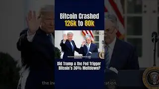 Did Donald Trump & Jerome Powell Crashed Bitcoin from 126k to 80k? #CryptoCrash  #crypto