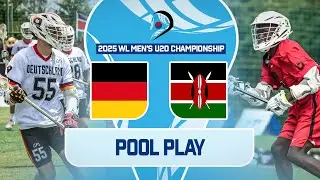 Germany v Kenya | Pool Play | 2025 World Lacrosse Men's U20 Championship
