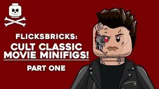 Custom LEGO Cult Classic Movie Minifigures!  Legofied Art!