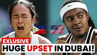 Alexandra Eala STUNS Hailey Baptiste in Dubai! Tennis World in SHOCK 🚨