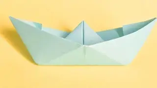 How to Make a Paper Boat That Floats | Easy -Origami Boat Tutorial for Kids