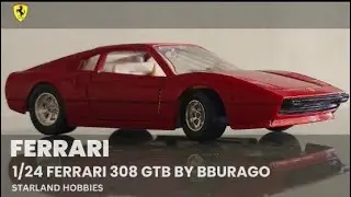 Ferrari 308 GTB by Bburago made in Italy scale 1/24 Rare Models