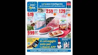 Volantino EuroSpin - dal 28 novembre al 11 dicembre 2024