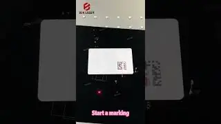 5W portable UV laser marking machine for plastic ID card making#lasermarking #laserengraving