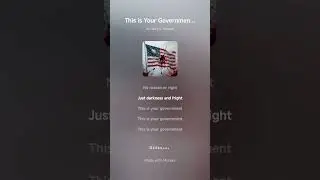 THIS IS YOUR GOVERNMENT - Reggae by Anonymous