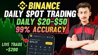 Daily Binance Spot Trading Strategy | Make $20-$50 Per Day with 99% Accuracy | Live Trading Proof