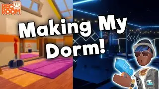 Making My Dorm room! - Rec Room VR LIVE