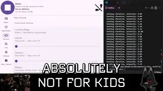 #NSFW | I made an input viewer that also controls sex toys.