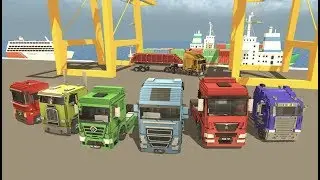 Blocky Truck Driver: Urban Transport Android Gameplay