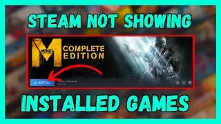 Steam не обнаруживает установленные игры после перемещения на другой диск