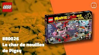 LEGO Monkie Kid 80026 Le char de nouilles de Pigsy
