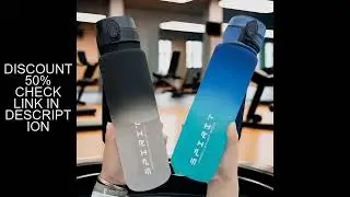 1000ml Large Capacity Sports Water Bottle LeakProof Colorful Plastic Drinking Bottles Outdoor Travel
