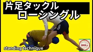 ローシングル（低空片足タックル）