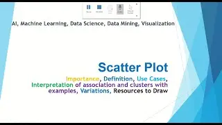 Scatter Plot Visualization in Artificial, Machine learning, Data Science