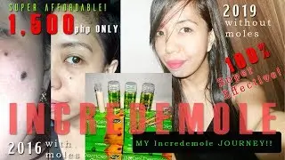 BEST WARTS and MOLE REMOVAL CREAM | INCREDEMOLE CREAM | No Laser! Safe and Super Effective! | 2019